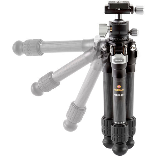 Robus RCMTT-1113 Tripié Mini Fibra Carbono Carga 11 lb Altura 13.4"