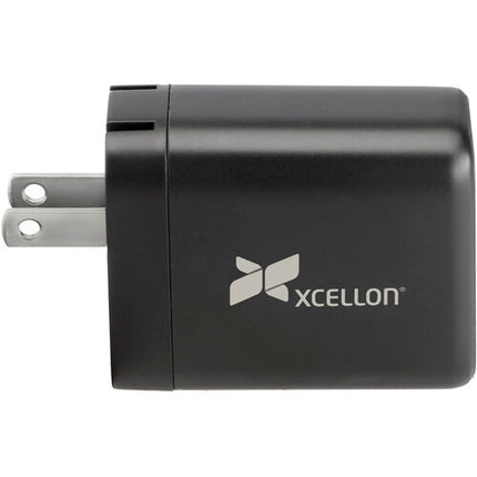 Xcellon PDG-265 Cargador USB-C GaN 2 Puertos 65W Protección Integrada
