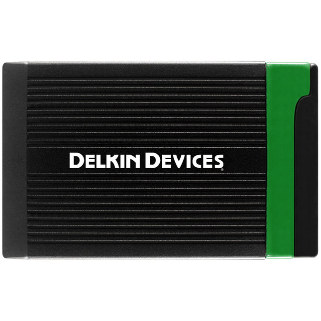 Delkin Devices Lector de Tarjetas CFexpress Tipo B USB4 40 Gb/s con Cable USB-C