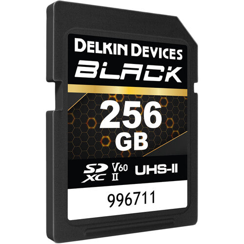 Delkin Devices 256GB Tarjeta de Memoria SDXC UHS-II V60 Clase 10 290MB/s con Estuche Protector