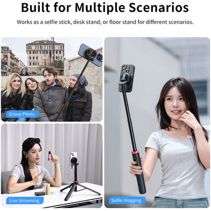 Ulanzi MT-84 Mini Tripié para Smartphones Magnéticos Altura 60.2" Capacidad 2.2 lb Bluetooth