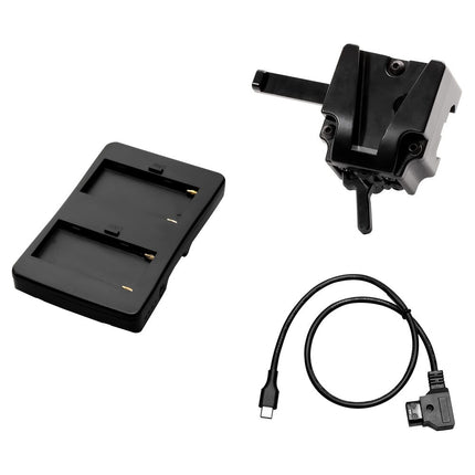 COLBOR Adaptador V-Mount y Plato Adaptador Batería NP-F para LED