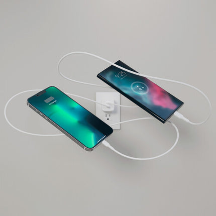 Belkin BoostCharge Pro 65W Cargador de Pared Dual USB-C con Cable USB-C 6'