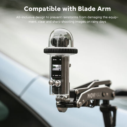 MOVMAX Funda Impermeable para DJI Osmo Pocket 3 con Montaje Fijo y Accesorios
