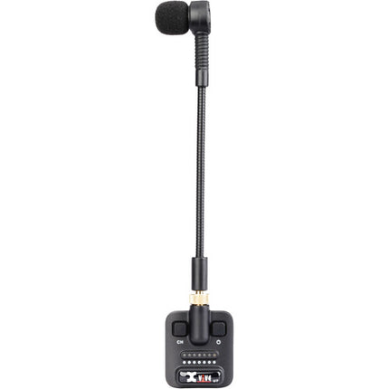 Xvive Audio U7 Sistema inalámbrico para saxofón y trompeta con estuche 2.4 GHz 90 pies rango 5 horas batería
