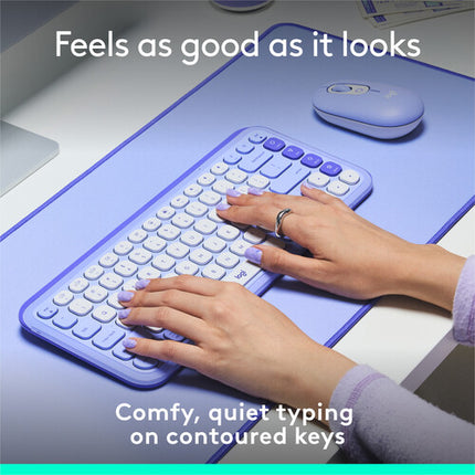Logitech POP ICON KEYS Teclado Inalámbrico Bluetooth Compacto con Receptor USB