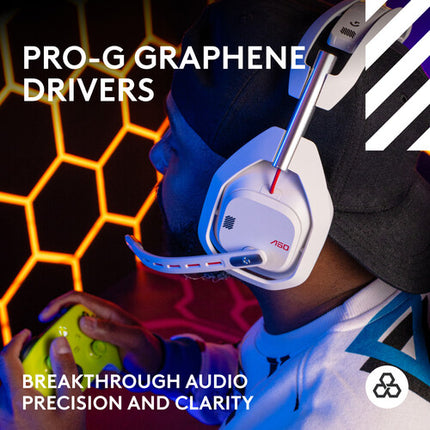 ASTRO Gaming A50 Gen 5 Auriculares Inalámbricos Gaming Blanco 40mm 39ft