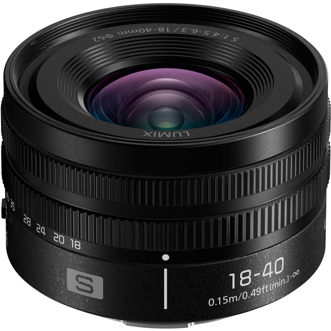 Panasonic LUMIX S 18-40mm f4.5-6.3 Lente Zoom Compacto Resistente