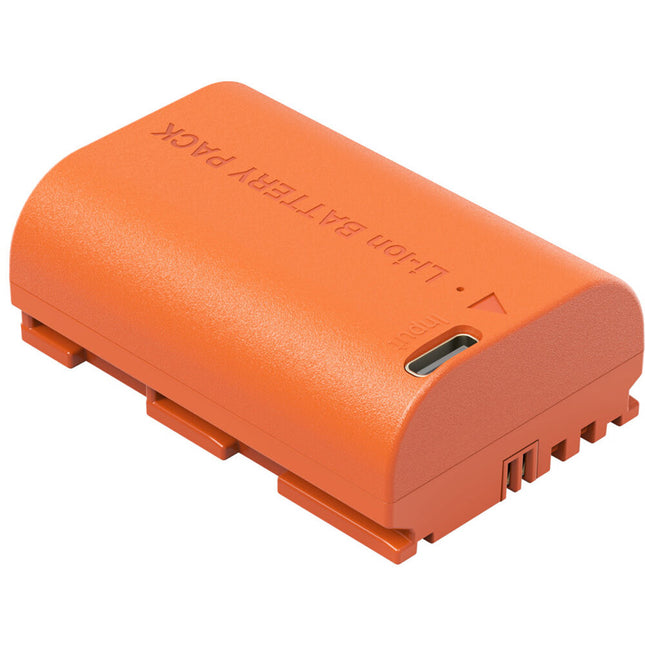 SmallRig LP-E6NH Batería USB-C 2400mAh Naranja para Cámaras Canon