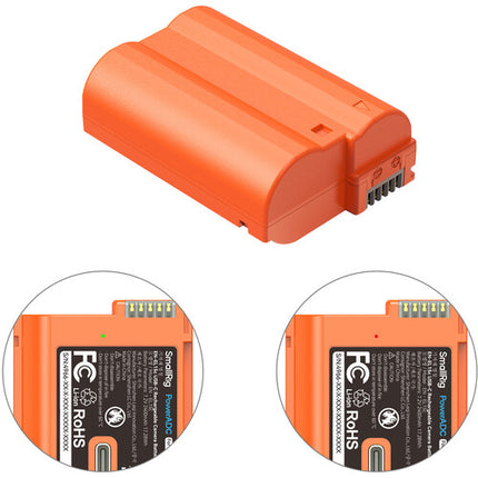 SmallRig Batería EN-EL15c USB-C 2400mAh para Cámaras Nikon con Cable USB-A a USB-C