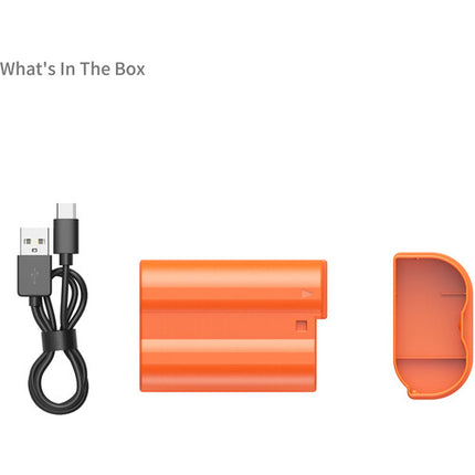 SmallRig Batería EN-EL15c USB-C 2400mAh para Cámaras Nikon con Cable USB-A a USB-C