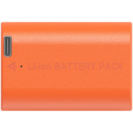 SmallRig LP-E6NH Batería USB-C 2400mAh Naranja para Cámaras Canon