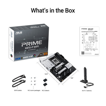 ASUS PRIME X870-P WIFI Placa Base AM5 ATX DDR5 Wi-Fi 7 SATA M.2