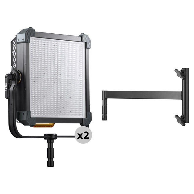 Godox P600Bi KNOWLED Luz LED Bicolor Panel 2 Luces 94200 Lux 2800-6500K