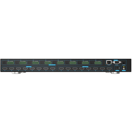 BZBGEAR 8x8 8K60 HDMI 2.1 Matriz Switch con Escalador y Audio De-Embedder 8 entradas 8 salidas
