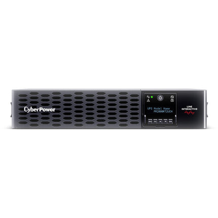 CyberPower PR2000RT2UCN UPS Convertible Rack Torre 2000VA 2000W con Pantalla LCD y Kit de Montaje