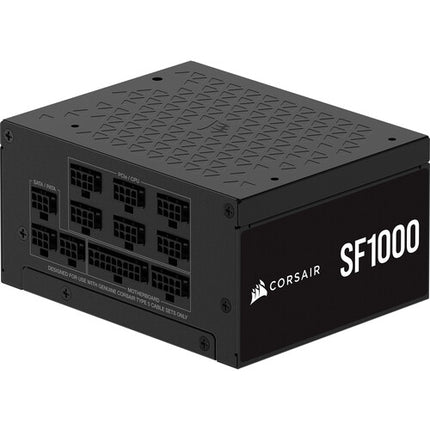 CORSAIR SF1000 Fuente de alimentación SFX 1000W 80 PLUS Platinum totalmente modular con bracket SFX a ATX