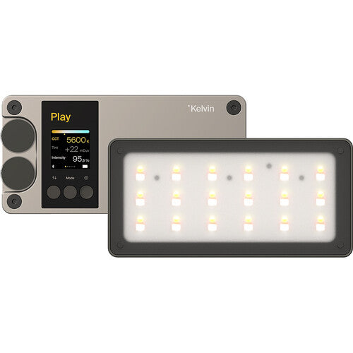Kelvin Play Pro Panel LED RGB para Creadores 232 Lux Batería USB-C