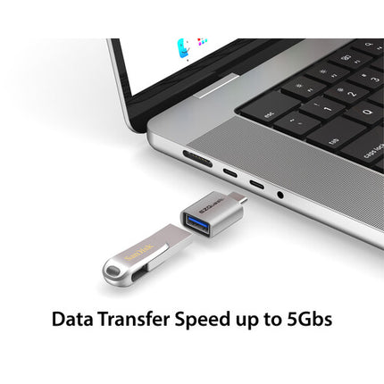EZQuest Adaptador USB-C a USB-A 3.0 Mini 2 Pack 640 Mb/s