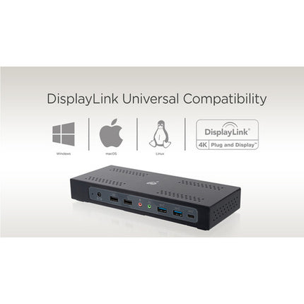 IOGEAR Dock Pro Duo Estación de Acoplamiento USB-C 11 Puertos 100W PD