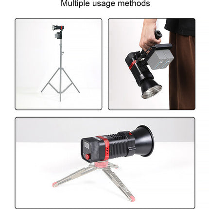 GVM PL60C RGB Luz LED de Bolsillo 6420 Lux CRI 97 con Reflector y Batería