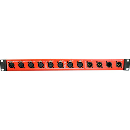SoundTools CAT Rack Caja de Escenario XLR 4 Salidas 8 Entradas 1 RU