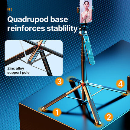 Ulanzi MA09 Palo Selfie Bluetooth Extensible 11.6 a 70.8 Pulgadas con Control Remoto