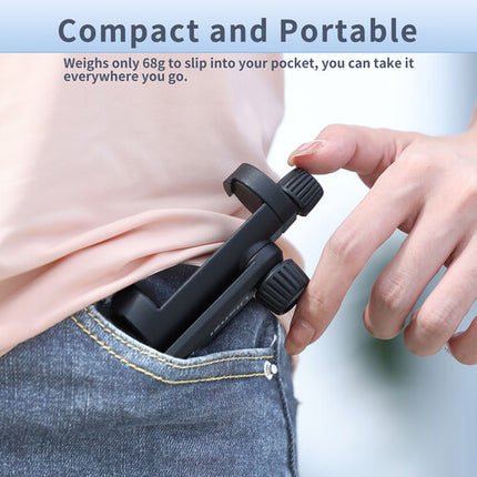 Ulanzi GoPro Mount Abrazadera para Teléfono 2.2 a 3.7 Pulgadas 360° Giro