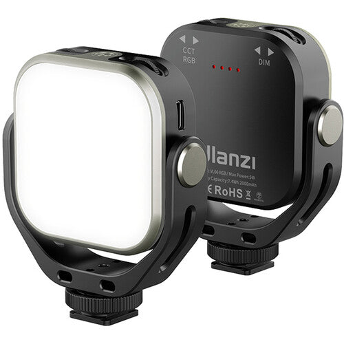 Ulanzi VL66 Luz LED RGB para Creadores 112 Lux 2500-6500K USB-C