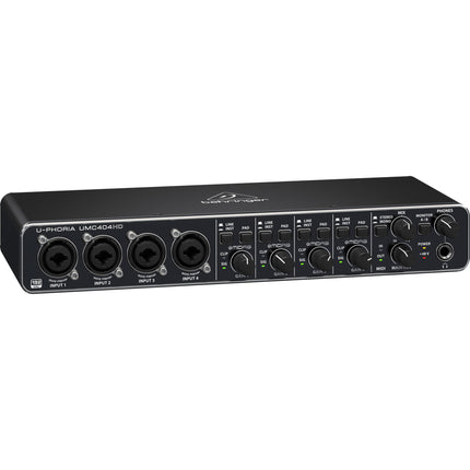 Behringer UMC404HD 4x4 Interfaz de audio USB para estudio 24-Bit 192 kHz