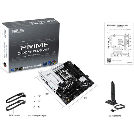 ASUS PRIME Z890M-PLUS WIFI Placa base M-ATX LGA 1851 4x DDR5 SATA III