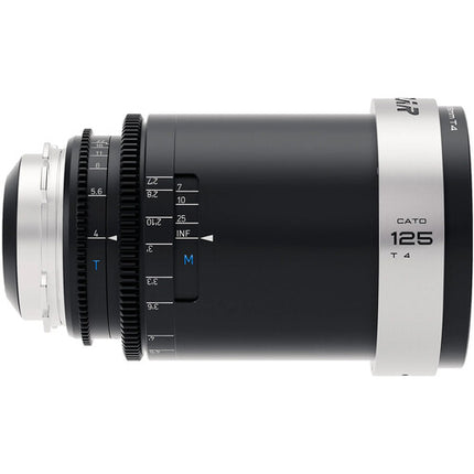 BLAZAR LENS CATO 125mm T4.0 Lente Anamórfico Full Frame 2x con Apertura T22 y 210° de Enfoque