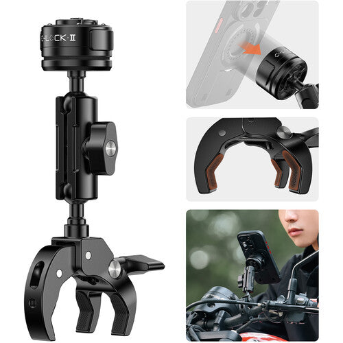 Ulanzi M008 O-LOCK Soporte Para Smartphone De Moto Aluminio Seguro