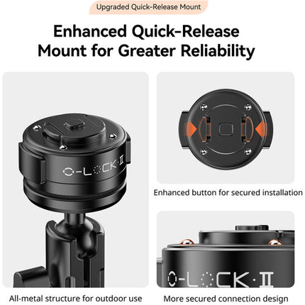 Ulanzi M008 O-LOCK Soporte Para Smartphone De Moto Aluminio Seguro