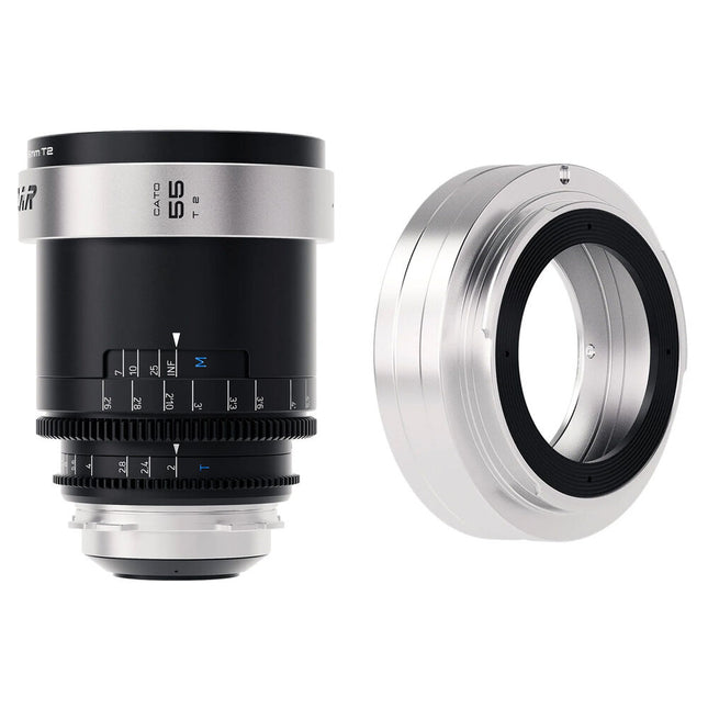 BLAZAR LENS CATO 55mm T2.0 Lente Anamórfica 2x Full Frame Adapter ARRI PL Canon EF