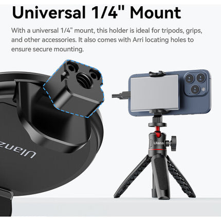 Ulanzi MG10 Soporte para Disco Duro MagSafe para Dispositivos 1.9 a 2.6 pulgadas