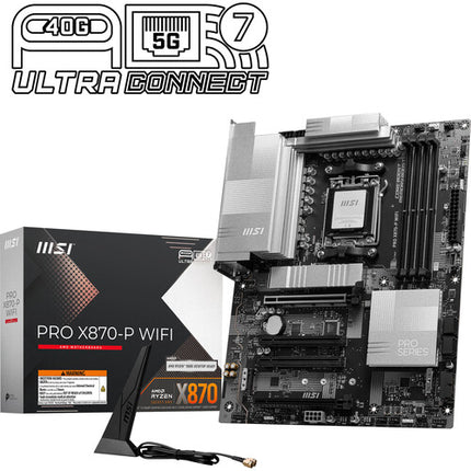 MSI PRO X870-P WIFI Placa Base ATX AM5 DDR5 M.2 PCIe 5.0 Wi-Fi 7