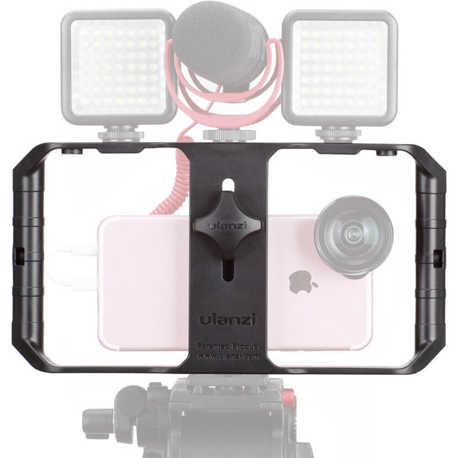 Ulanzi U-Rig Pro Rig para video smartphone con 3 monturas cold shoe y 4 roscas 1/4"