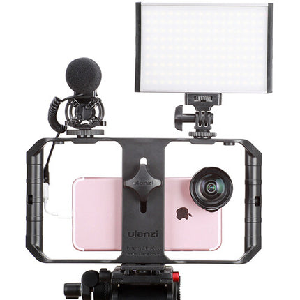 Ulanzi U-Rig Pro Rig para video smartphone con 3 monturas cold shoe y 4 roscas 1/4"