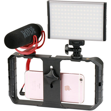 Ulanzi U-Rig Pro Rig para video smartphone con 3 monturas cold shoe y 4 roscas 1/4"
