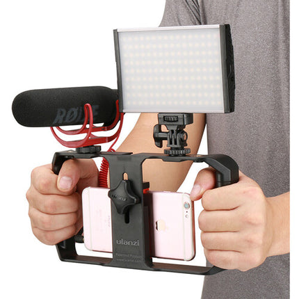 Ulanzi U-Rig Pro Rig para video smartphone con 3 monturas cold shoe y 4 roscas 1/4"