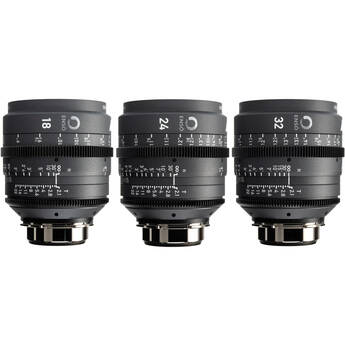 ARRI Ensō Prime 18, 24 & 32mm 3-Lens Set Lentes De Cámara Diseño Compacto