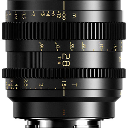 Thypoch Simera-C 28mm T1.5 Lente de Cine Full Frame 210° Focus Throw