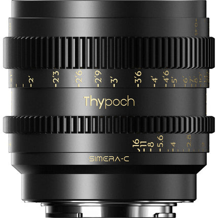 Thypoch Simera-C 50mm T1.5 Lente Cine Full Frame Sony E 16 Lâminas