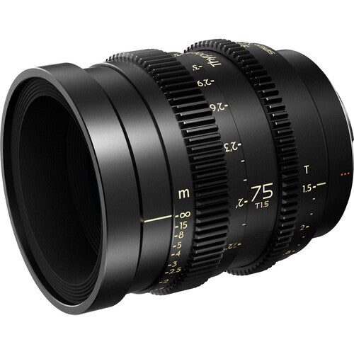 Thypoch Simera-C 75mm T1.5 Lente cine Full Frame con diafragma 16 hojas
