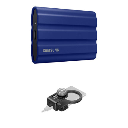 Samsung 2TB T7 Shield SSD portátil 1050MB/s USB-C con soporte MagSafe