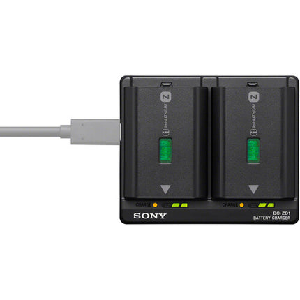 Sony BC-ZD1 Cargador Dual para Baterías NP-FZ100 Carga Rápida USB-C