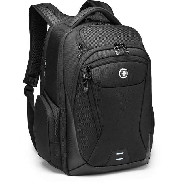 Swissdigital TERABYTE NG Mochila Negra 32L Bolsillo RFID Compartimentos Multiples