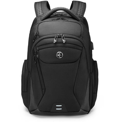Swissdigital TERABYTE NG Mochila Negra 32L Bolsillo RFID Compartimentos Multiples