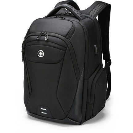 Swissdigital TERABYTE NG Mochila Negra 32L Bolsillo RFID Compartimentos Multiples